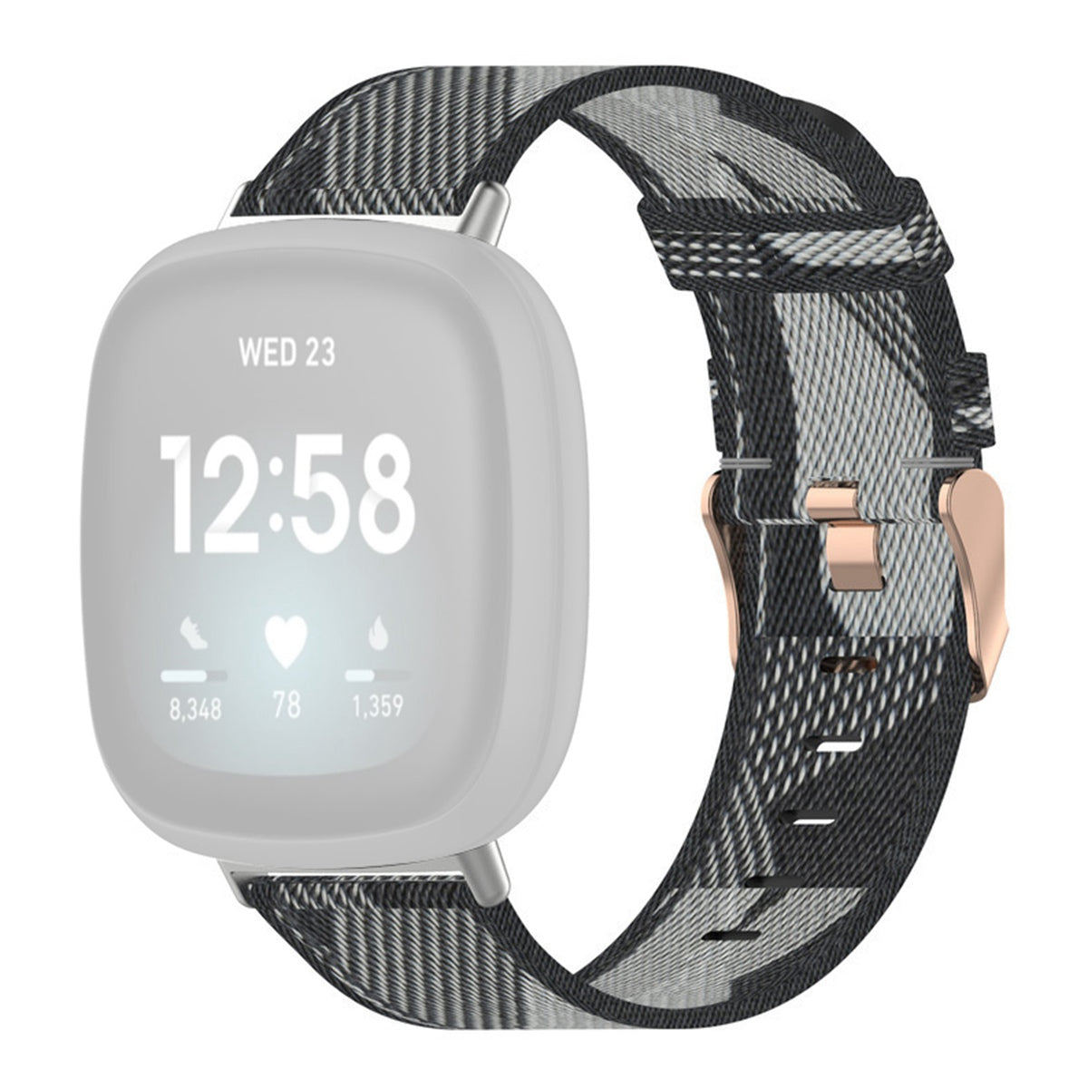 For Fitbit Versa 4 Sense 2 Smart Watch Strap Pin Buckle Nylon Wrist Band Replacement For Fitbit Versa 4 Sense 2 Smart Watch Strap Pin Buckle Nylon Wrist Band Replacement